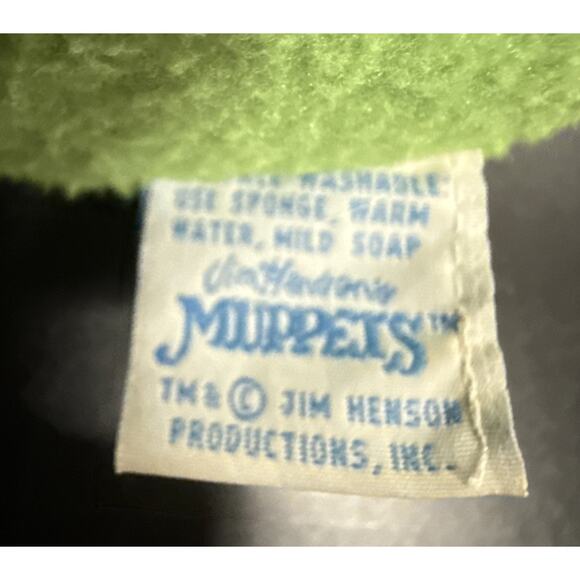 Macys Muppets Kermit the Frog Plush Eden Toys Jim Henson 24” Plaid Vest Bow Tie - Picture 7 of 9